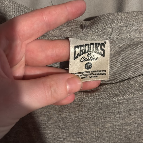 Crooks and castles T-shirt men’s - Picture 2 of 2